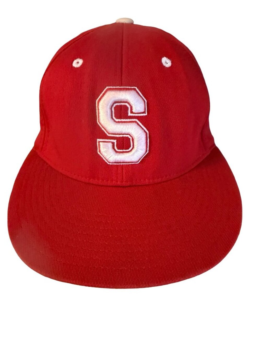 Richardson Pulse PTS20 Flexfit Red Baseball Cap White S Logo Eagle Embroidered F